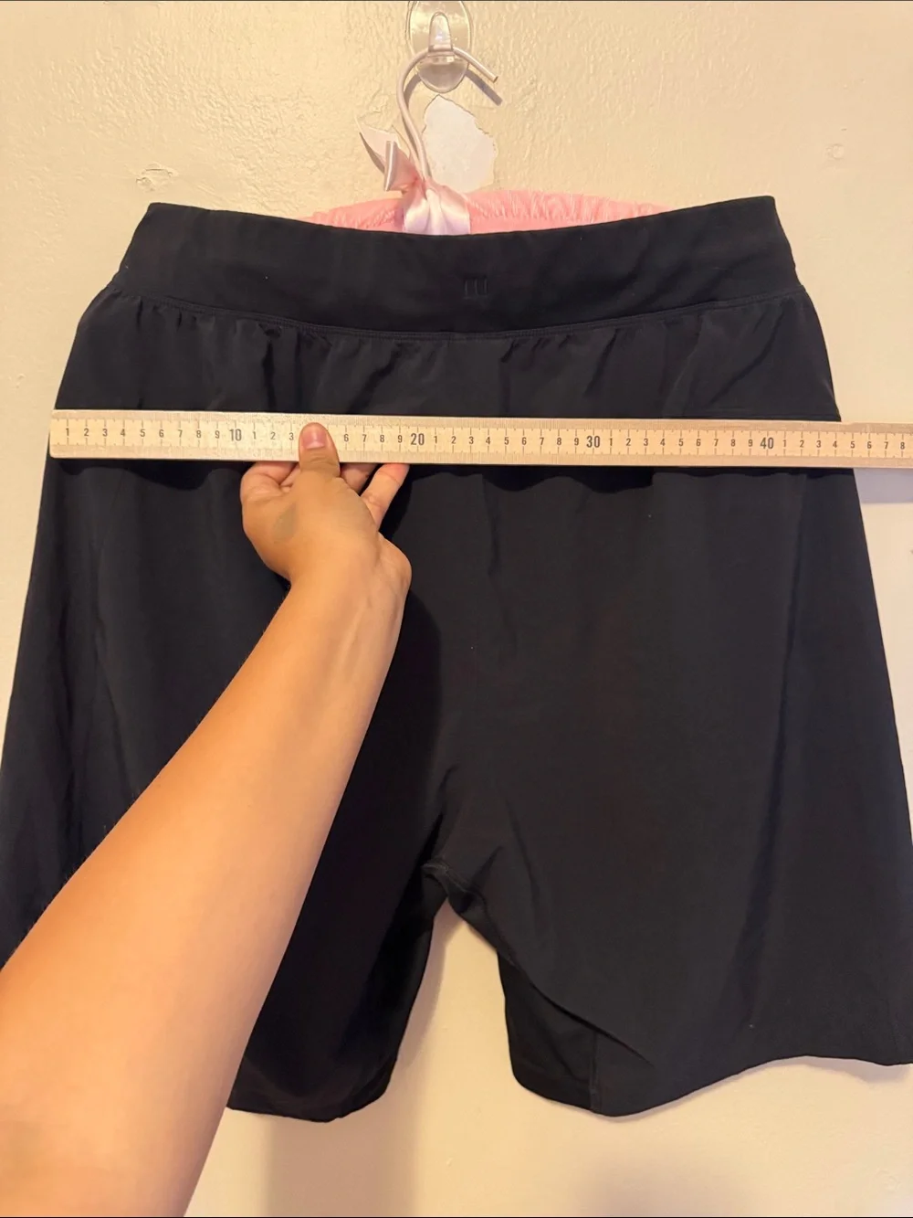 lululemon athletica Black Men's Athletic Shorts with Zipper Pocket